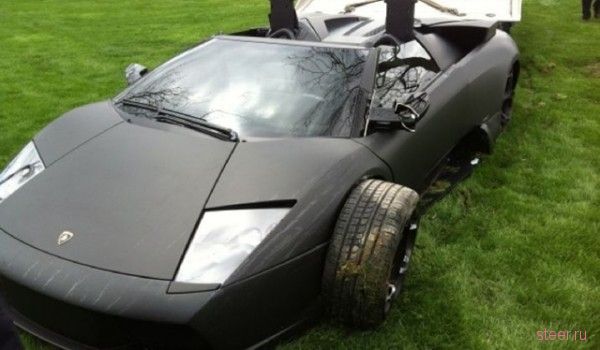 Разбили очередной Lamborghini Murcielago Roadster