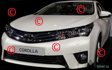 Фотографии Toyota Corolla нового поколения попали в Сеть