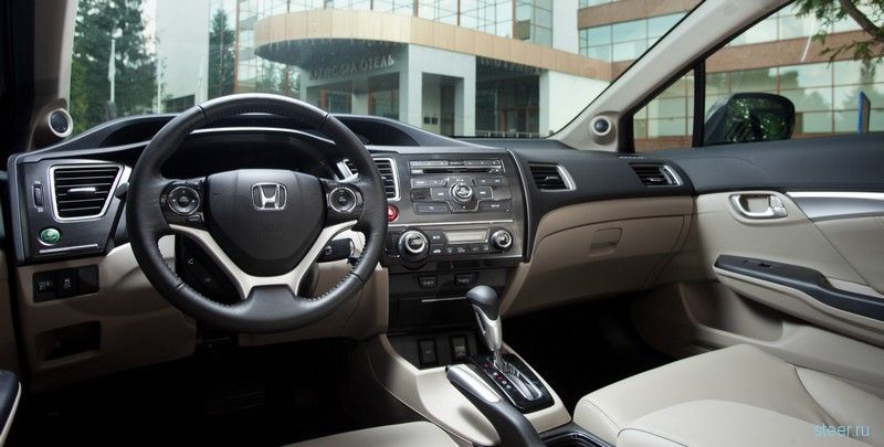Российская Honda представила обновленный седан Civic