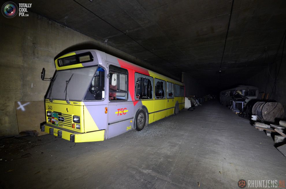 Заброшенный тоннель в Бельгии