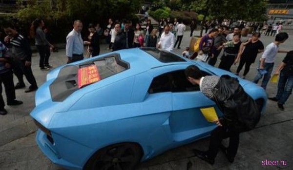 Подделка Lamborghini Aventador была изъята китайскими полицейскими