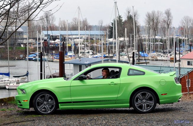 Ford Mustang 2014 попал в объективы камер