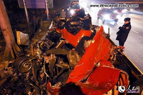 Ужасная авария суперкара Ferrari 458 Italia