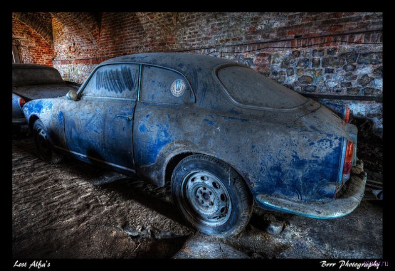  Автопарк автомобилей «Альфа-Ромео» простоял в подземелье 40 лет