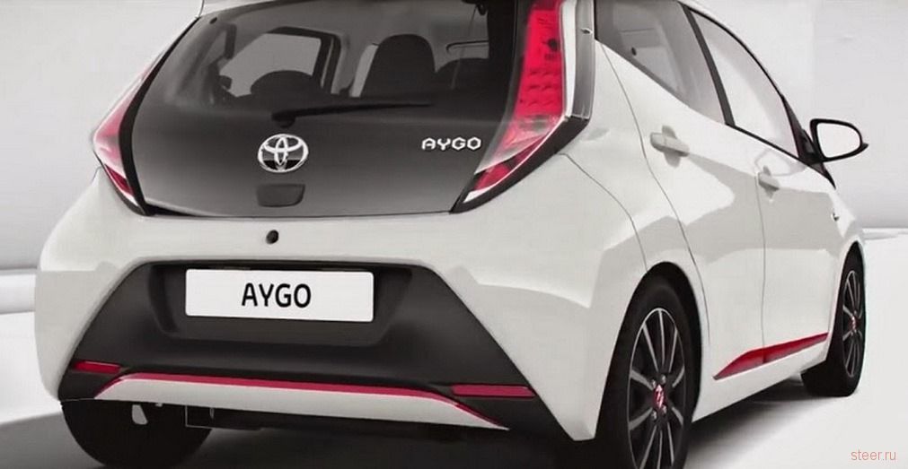 Toyota показала компакт-кар Aygo до премьеры в Женеве