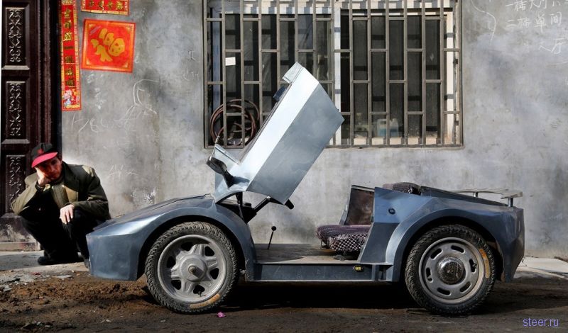 Китаец построил внуку игрушечный Lamborghini на электротяге