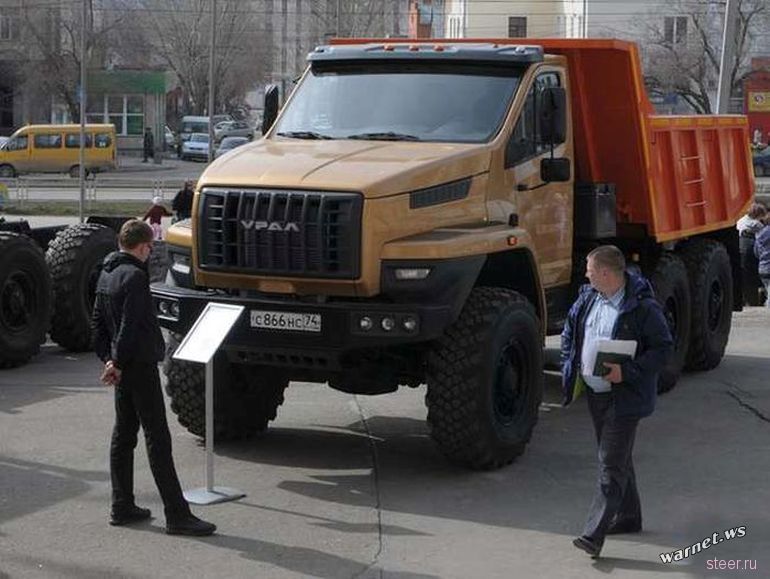 Современный дизайн нового грузовика Урал-NEXT