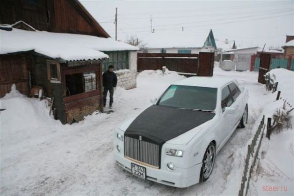 24-летний житель Шахтинска (Казахстан) Руслан Муканов создал свой собственный «Rolls-Royce Phantom».