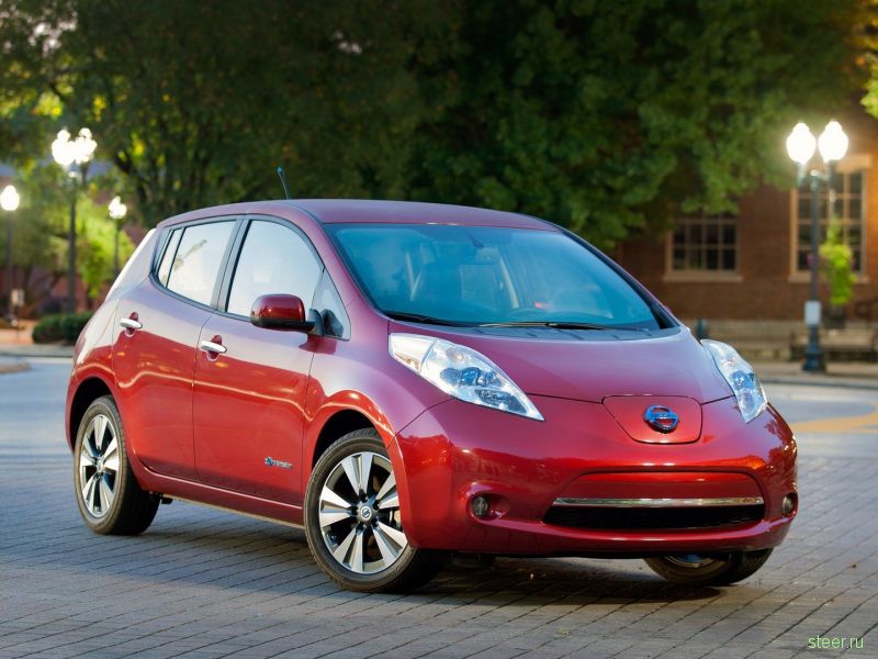 Новый аккумулятор для электрокара Nissan Leaf будет стоить $5499