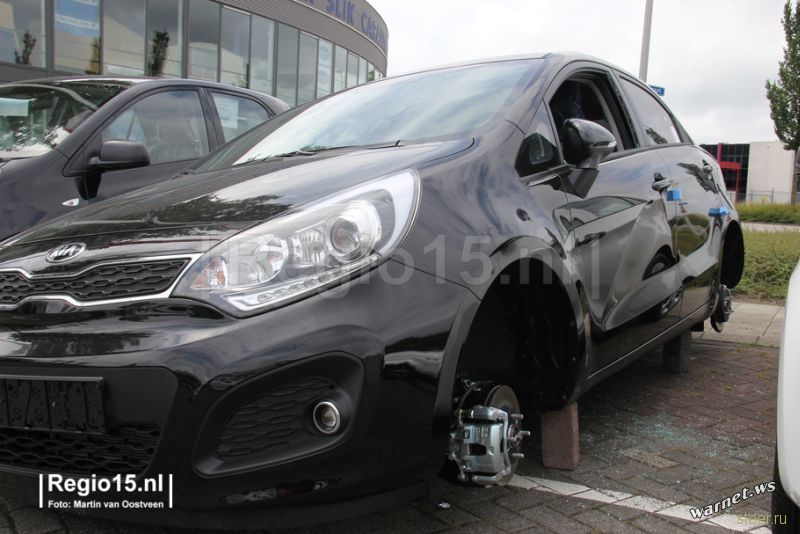 Кража в голландском автосалоне KIA