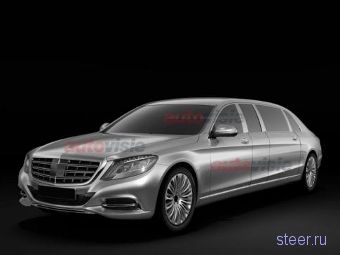 Первые изображения самого дорогого Mercedes-Benz S-Class Pullman