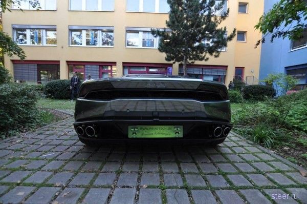 Хромовый Lamborghini Huracan от Print Tech