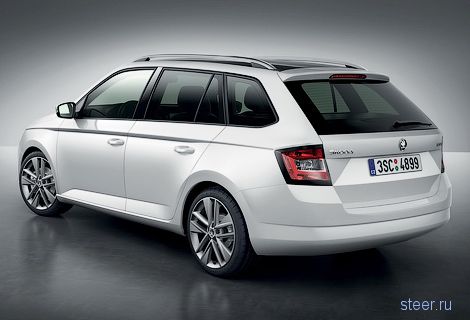 Обнародованы фото нового универсала Skoda Fabia