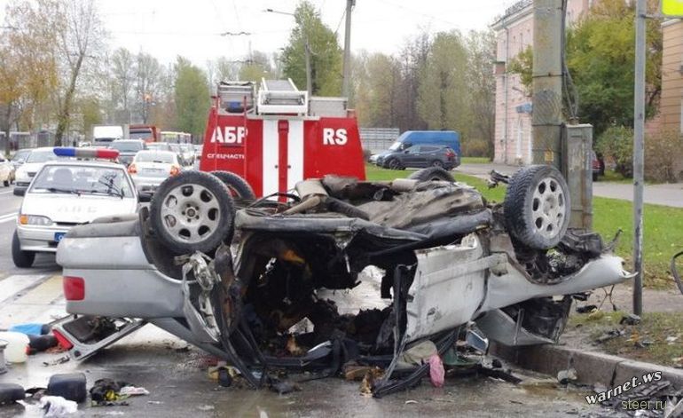 Жестокая авария в Санкт-Петербурге