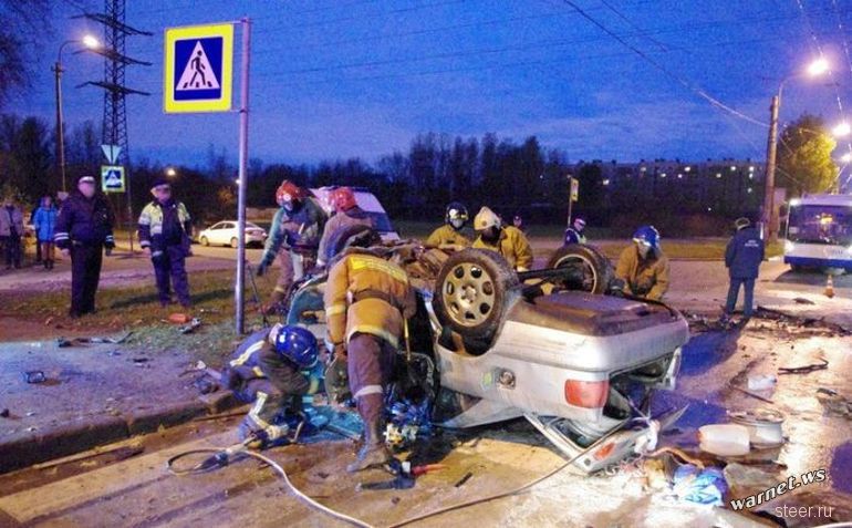 Жестокая авария в Санкт-Петербурге
