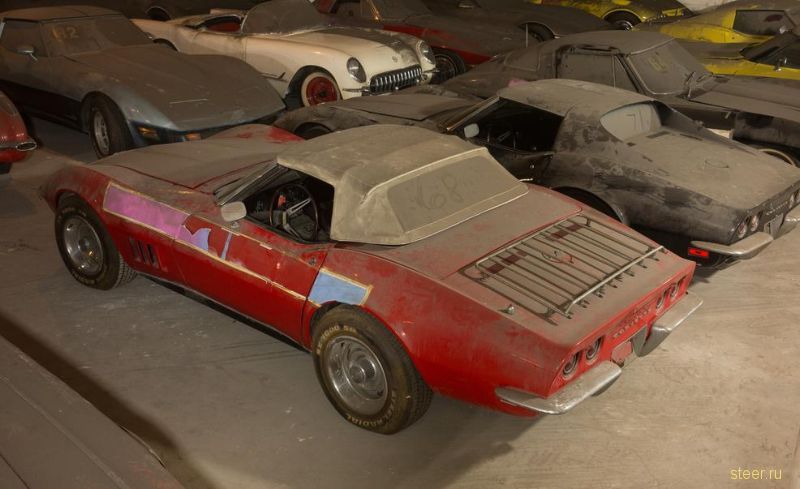 36 спорткаров Corvette простояли без надобности 26 лет