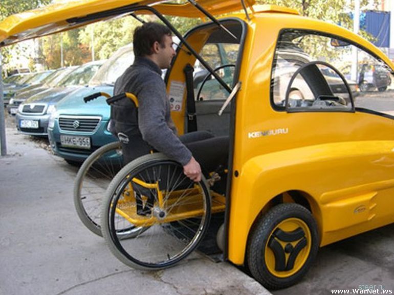 Kenguru - уникальный автомобиль для инвалидов-колясочников  