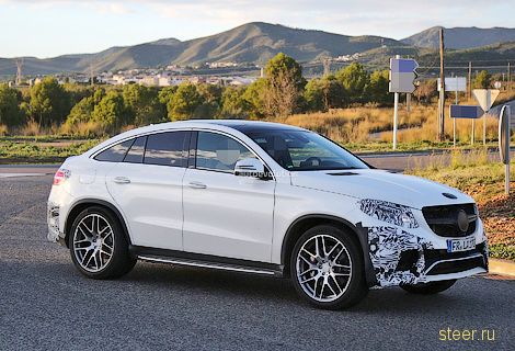Первые фото Mercedes-Benz GLE Coupe