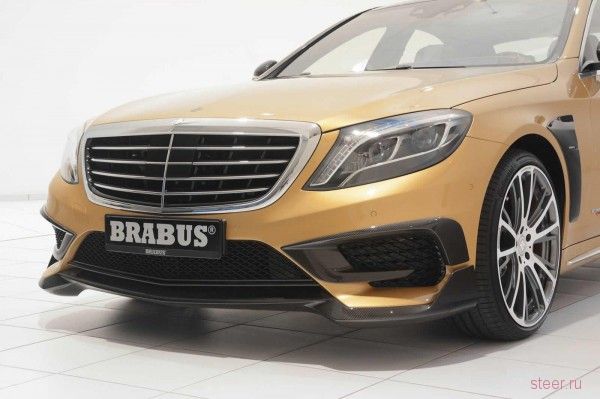 Brabus представил золотой Mercedes-Benz S63 AMG