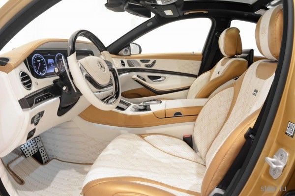 Brabus представил золотой Mercedes-Benz S63 AMG