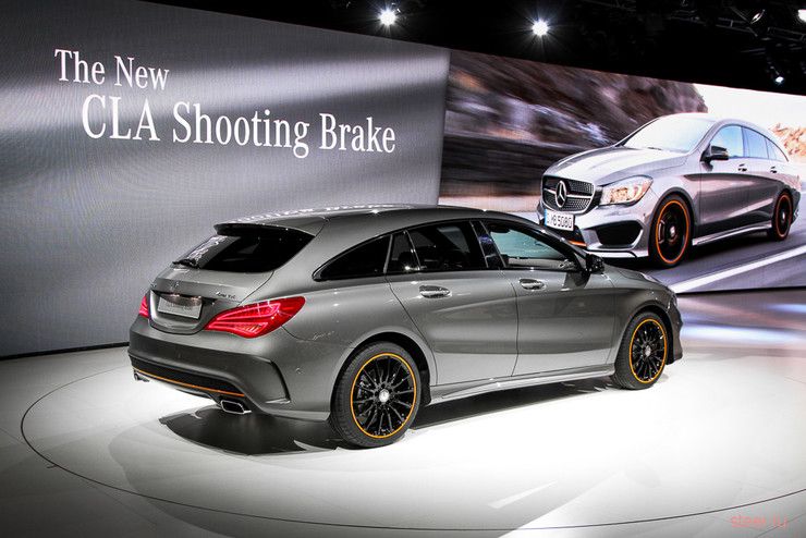 Официальные фото маленького спортуниверсала Mercedes-Benz CLA Shooting Brake