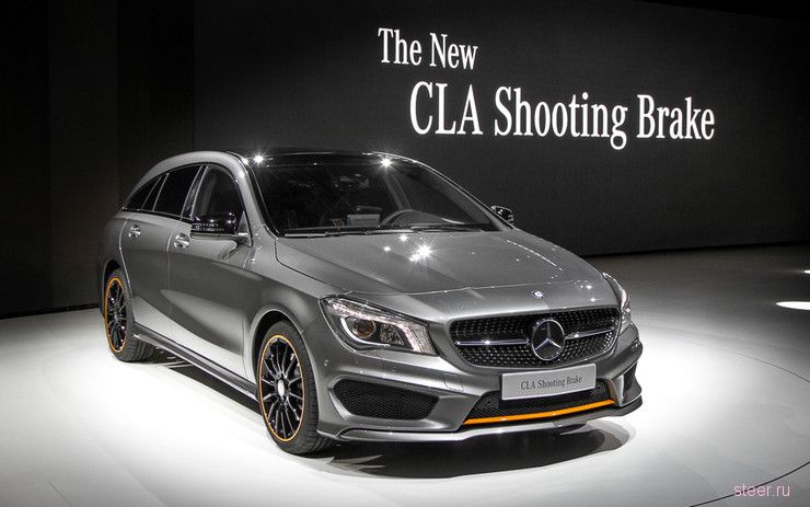 Официальные фото маленького спортуниверсала Mercedes-Benz CLA Shooting Brake