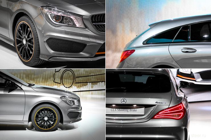 Официальные фото маленького спортуниверсала Mercedes-Benz CLA Shooting Brake