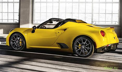 Концепт компактного родстера Alfa Romeo 4C Spider пойдет в серию