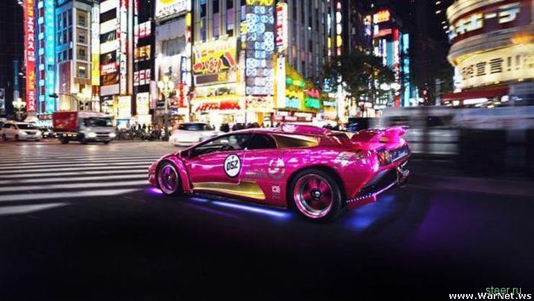 В Токио прошел съезд владельцев уникальных суперкаров Lamborghini