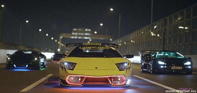 В Токио прошел съезд владельцев уникальных суперкаров Lamborghini