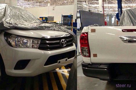 Шпионы показали фотографии нового Toyota Hilux