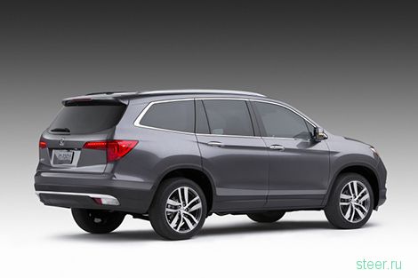 Первые фото нового Honda Pilot