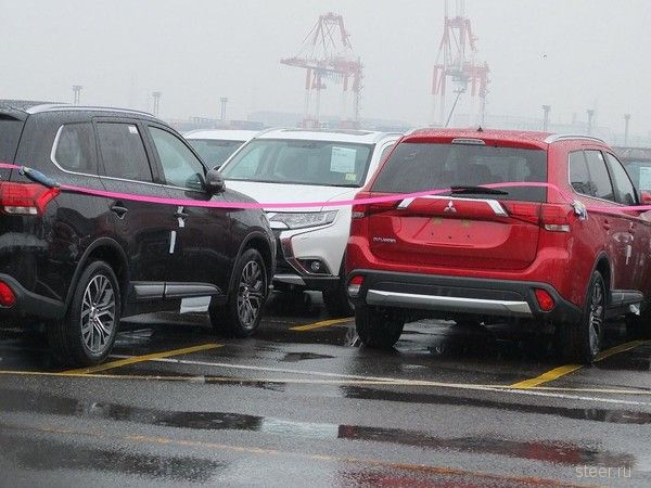 Первые фото обновлённого Mitsubishi Outlander