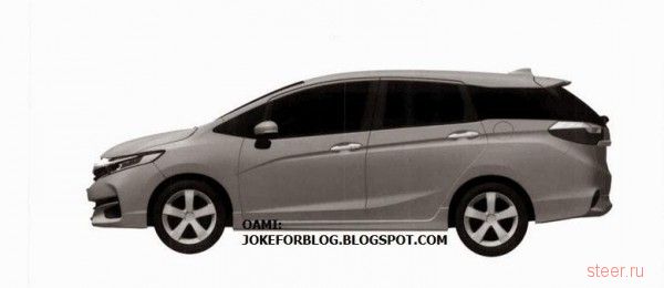 Первые изображения нового Honda Fit/Jazz Shuttle