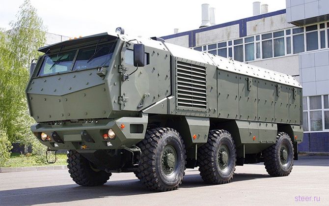 Новый бронированный грузовик Урал-63095 Тайфун