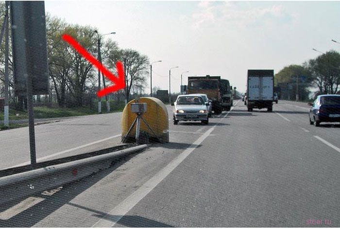 Замаскированные фоторадары ГИБДД