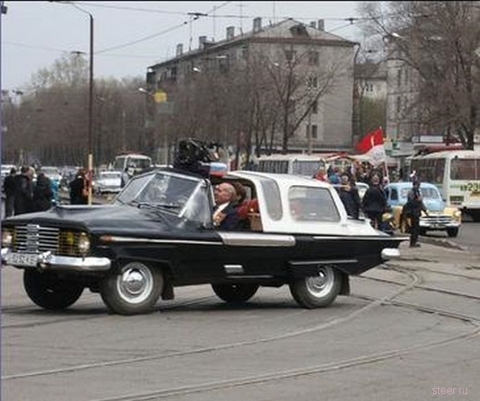 Ласточка - водоплавающий кабриолет новокузнецкого ветерана