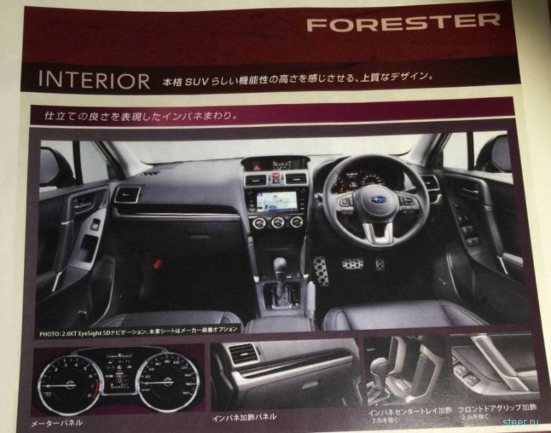 Изображения рестайлинга Subaru Forester