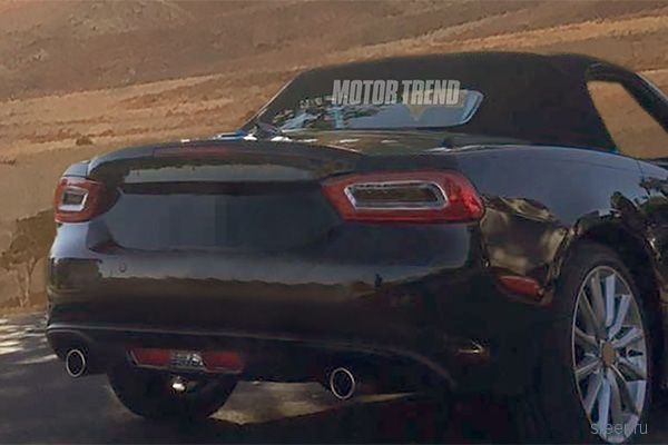 Фотошпионы поймали родстер Fiat 124 Spider на базе Mazda MX-5