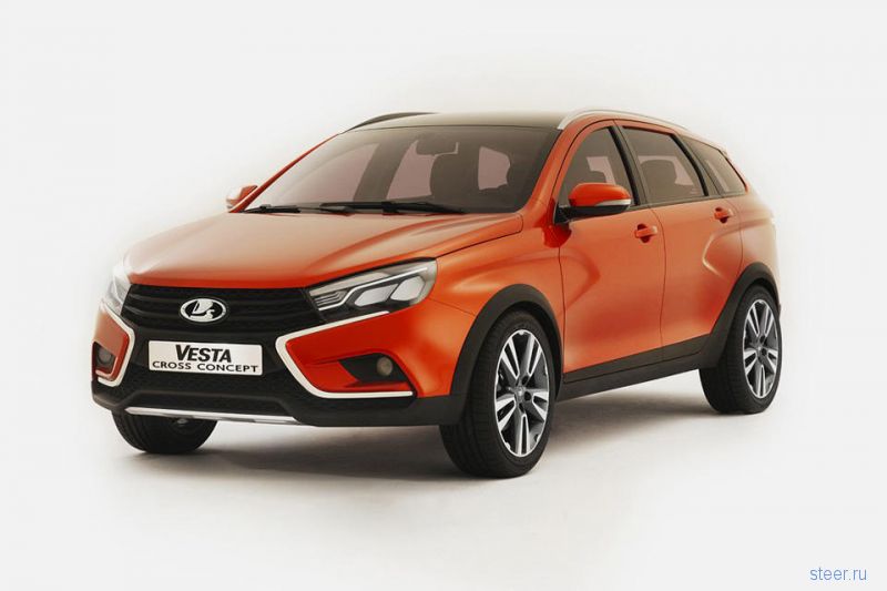 Вседорожную Lada Vesta Cross выпустят 25 сентября 2016