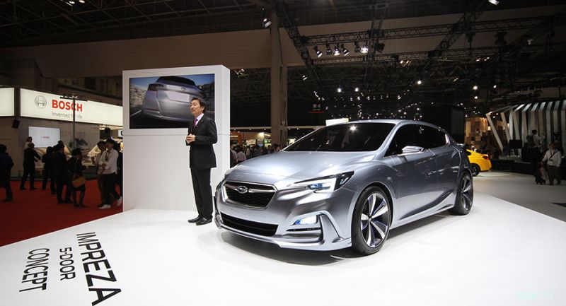 Subaru Impreza нового поколения раскрыли на прототипе
