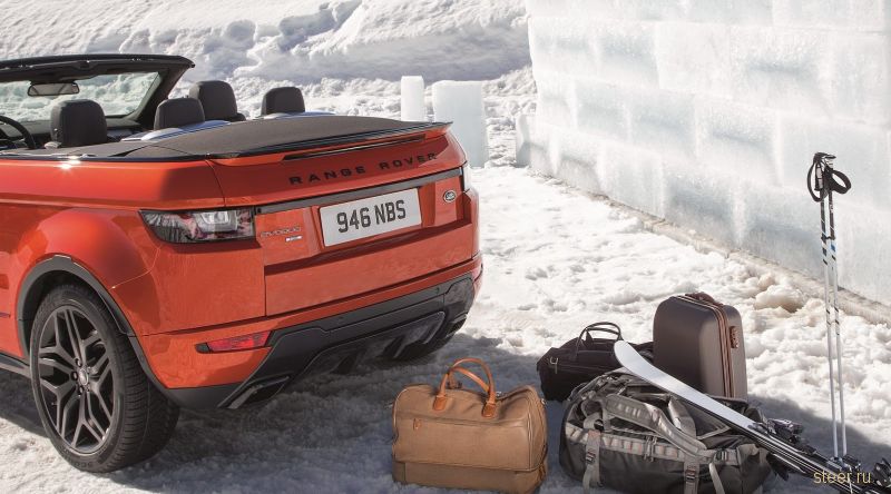 Официальные фото открытой версии Range Rover Evoque