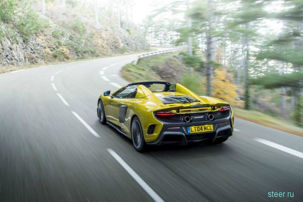 Родстер McLaren 675LT Spider раскупили за две недели