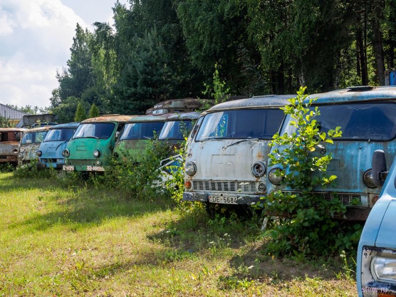 Автомобильное кладбище в Латвии