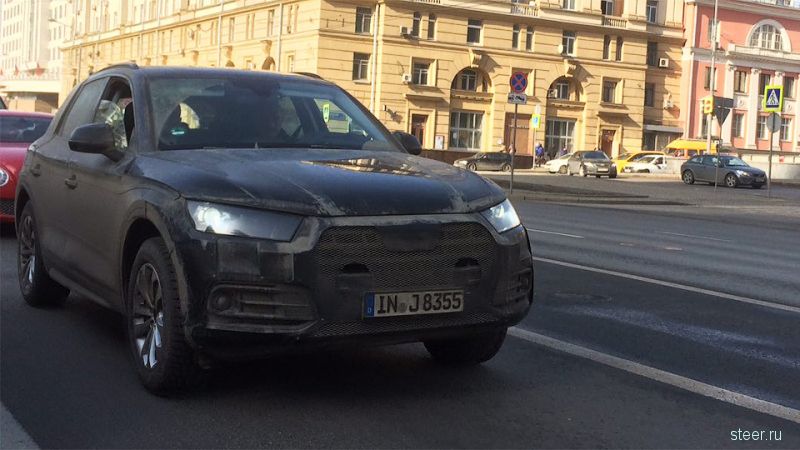Новый Audi Q5 тестируют в Москве