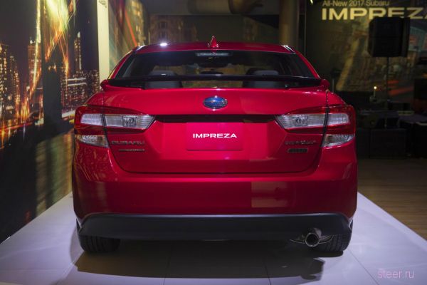 Первые фотографии нового седана Subaru Impreza
