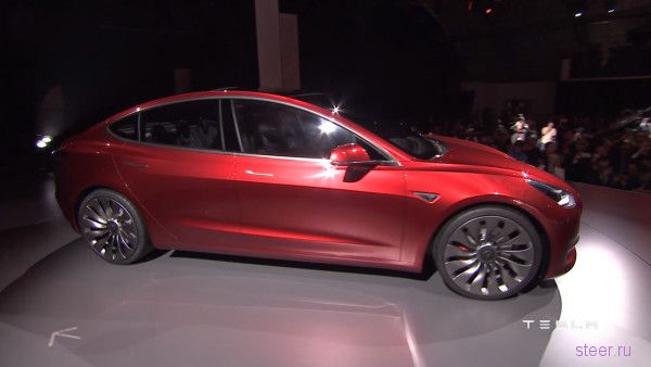 Tesla Model 3 представлена официально