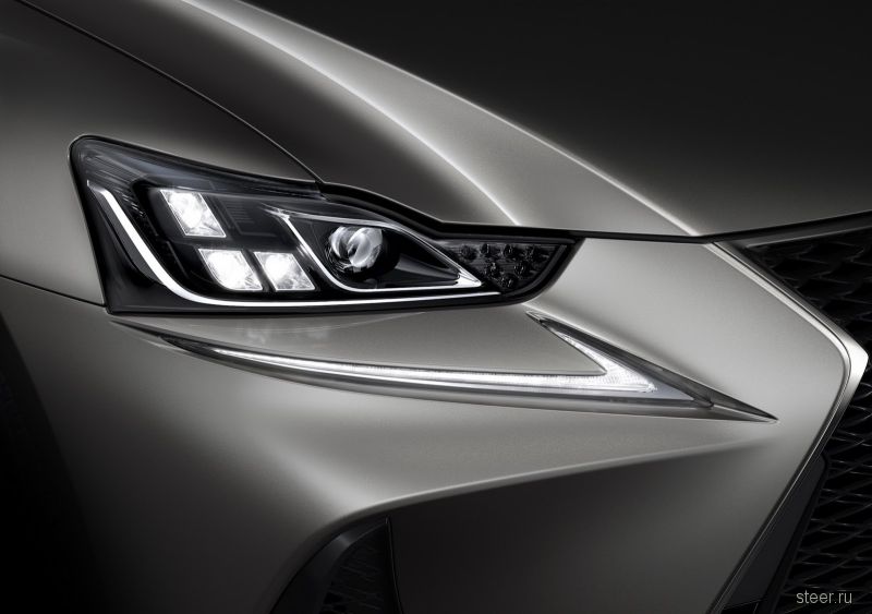 В Китае официально представили обновлённый Lexus IS 2016 года