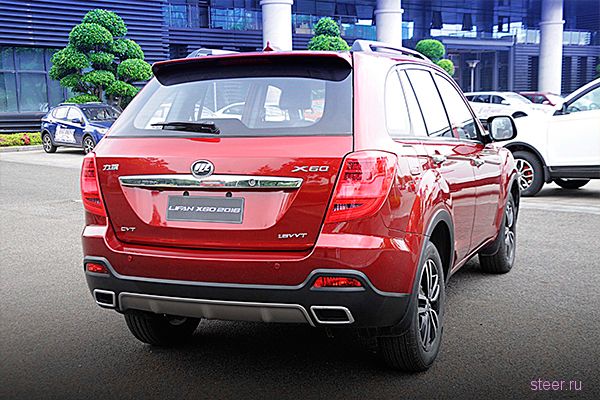 Lifan представил обновленный кроссовер X60