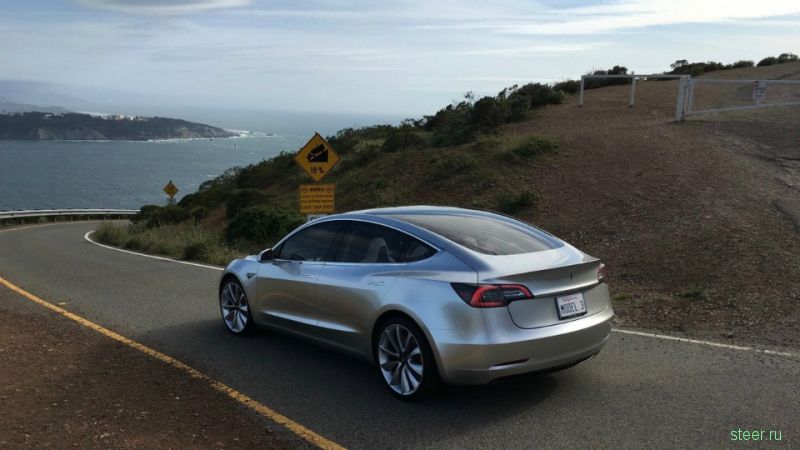 Самая доступная Tesla Model 3 получит 435-сильный электромотор и будет мощнее BMW M3